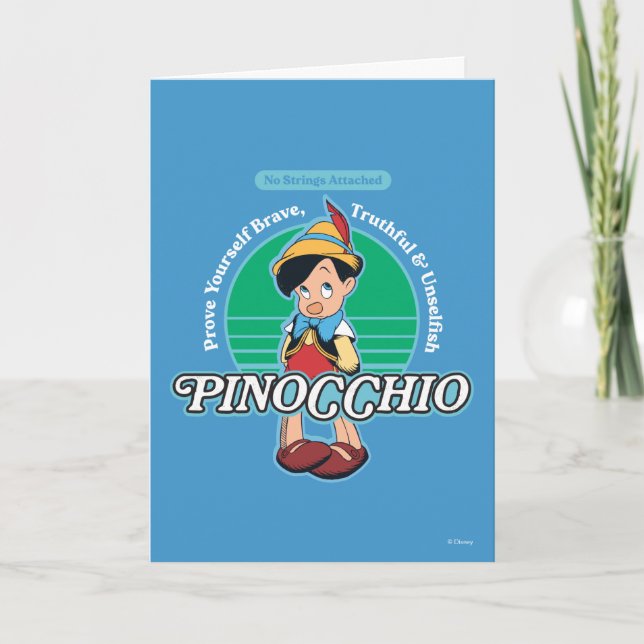 Pinocchio | No Strings Attached Card (Front)