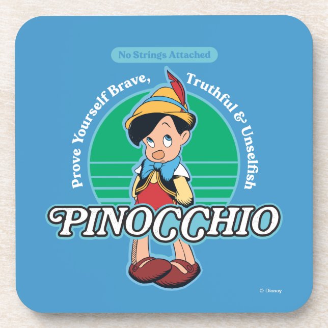 Pinocchio | No Strings Attached Coaster (Front)