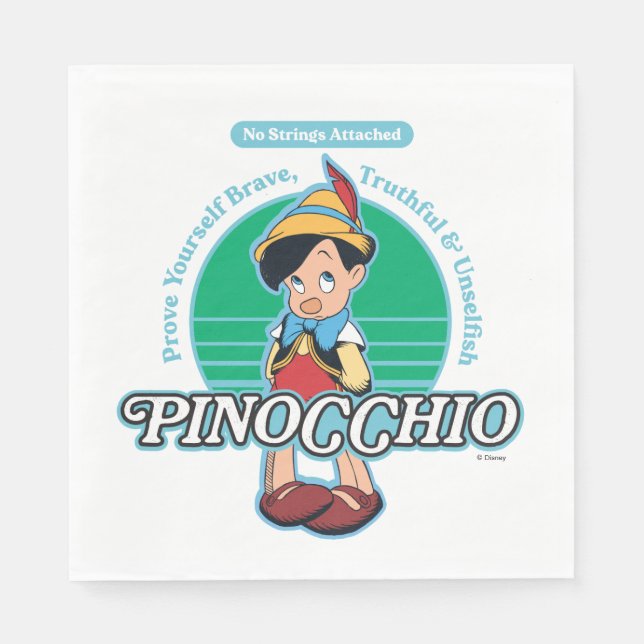 Pinocchio | No Strings Attached Napkin (Front)