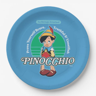 Pinocchio   No Strings Attached Paper Plate
