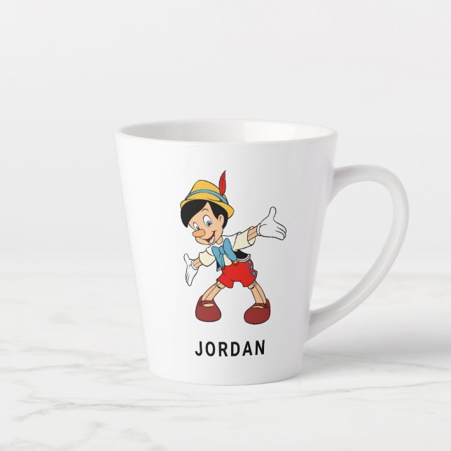 Pinocchio Pinocchio smiling Disney Latte Mug (Right)