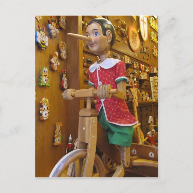 Pinocchio Postcard (Front)