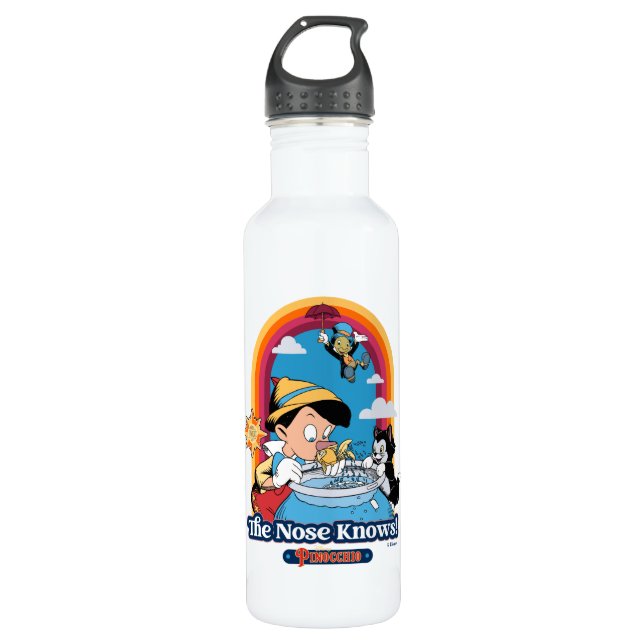 Pinocchio | The Nose Knows 710 Ml Water Bottle (Front)