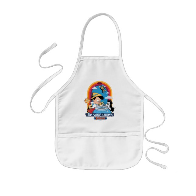 Pinocchio | The Nose Knows Kids Apron (Front)