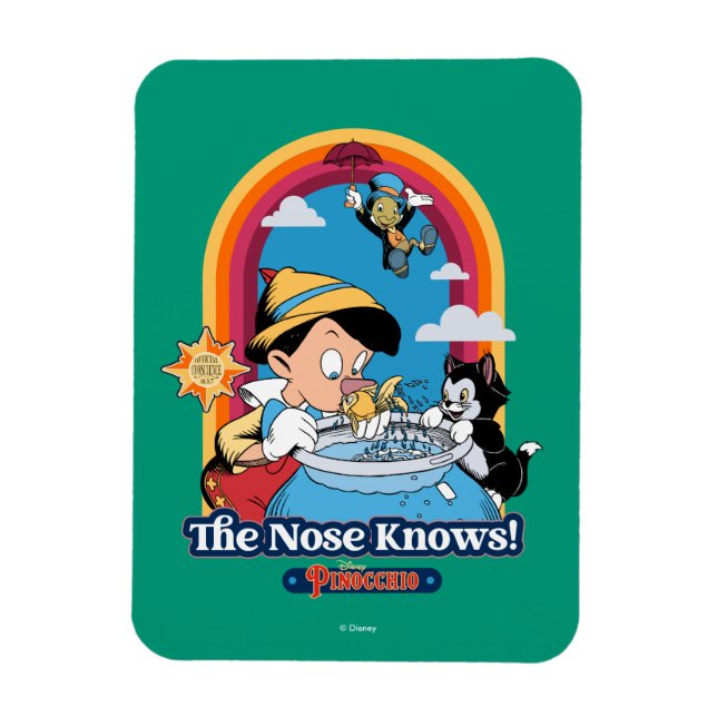 Pinocchio | The Nose Knows Magnet (Vertical)