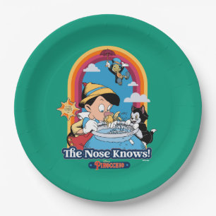 Pinocchio   The Nose Knows Paper Plate