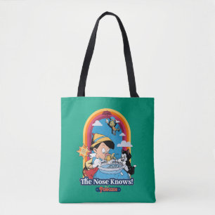 Pinocchio   The Nose Knows Tote Bag