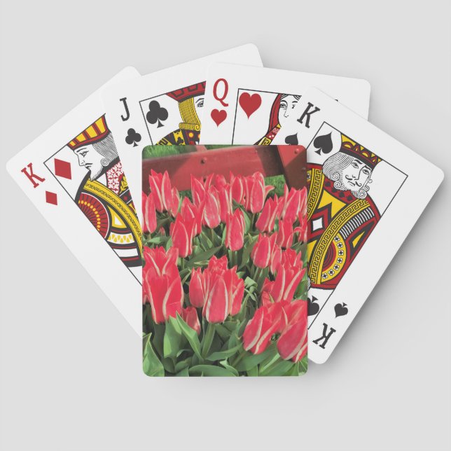 Pinocchio Tulips Playing Cards (Back)