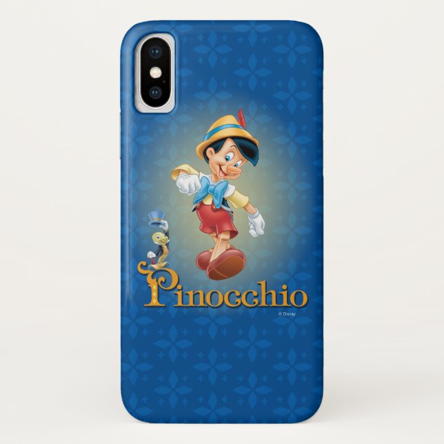 Pinocchio with Jiminy Cricket 2 Case-Mate iPhone Case (Back)