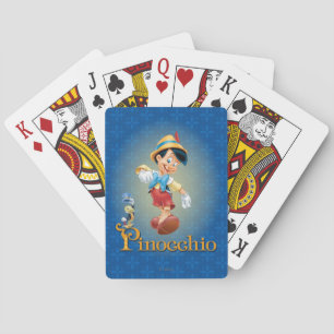 Pinocchio with Jiminy Cricket 2 Playing Cards