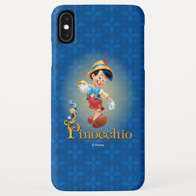 Pinocchio with Jiminy Cricket Case-Mate iPhone Case (Back)