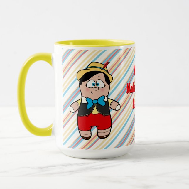 Pinocchio Yellow Mug (Left)