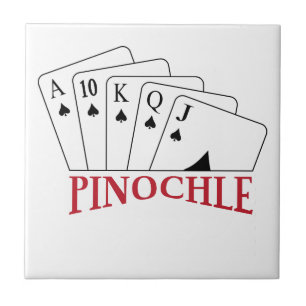 Pinochle Cards Tile