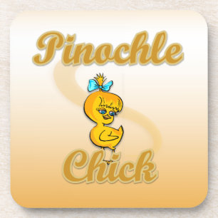 Pinochle Chick Coaster