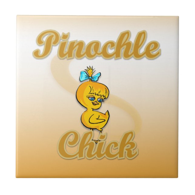 Pinochle Chick Tile (Front)