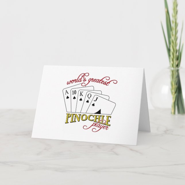 Pinochle Player Card (Front)