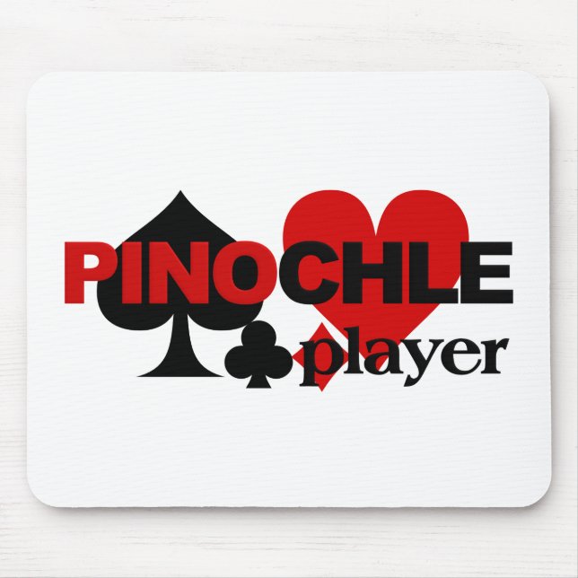 Pinochle Player mousepad (Front)
