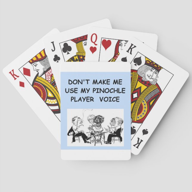 pinochle playing cards (Back)