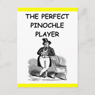 pinochle postcard