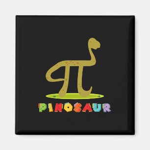 Pinosaur Funny Pi Day Dinosaur Math Lover Science  Magnet