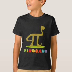 Pinosaur Funny Pi Day Dinosaur Math Lover Science  T-Shirt