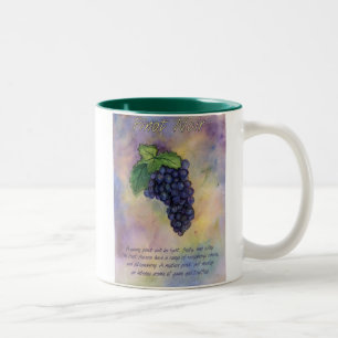Pinot Noir Wine Grapes Mug