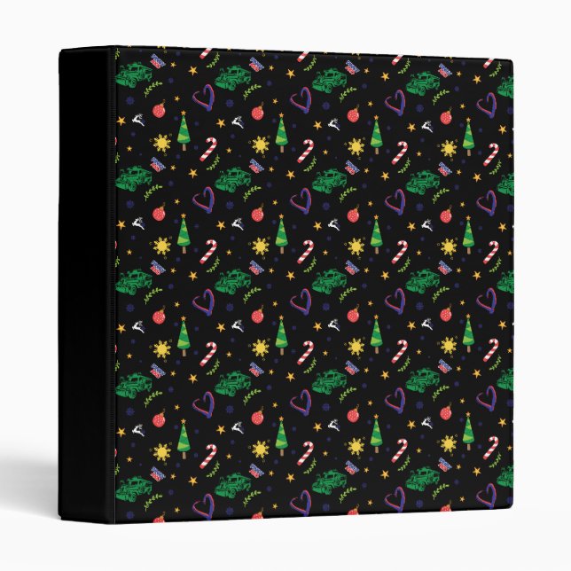 Pinoy Ako Filipino Christmas Pattern Binder (Front/Spine)