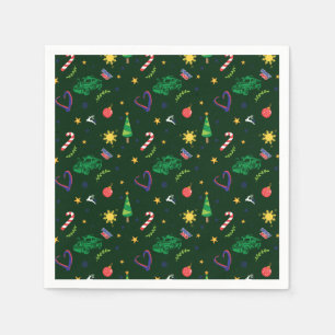 Pinoy Ako Filipino Christmas Pattern Napkin