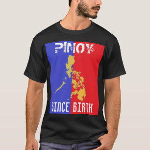 Pinoy depuis le T-shirt foncé de base de naissanc