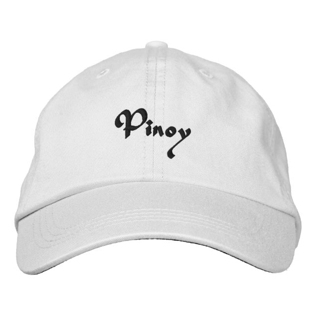 Pinoy Embroidered Hat (Front)
