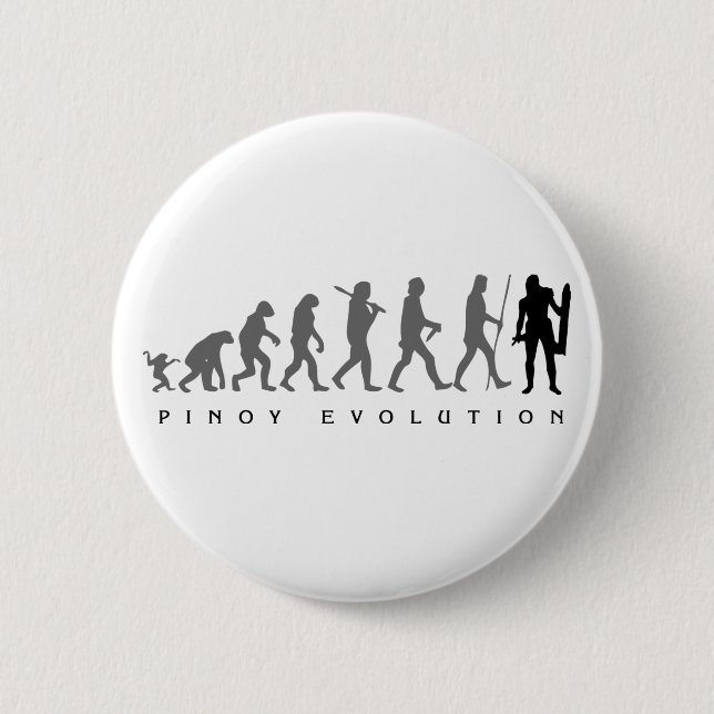 Pinoy Evolution Lapu Lapu 2 Inch Round Button (Front)
