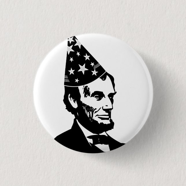 Pin's Avec Agrafe Anniversaire d'Abraham Lincoln (Devant)