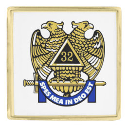 Pins Dorés Liaisons de chemise T-shirt Mason 32 Degree