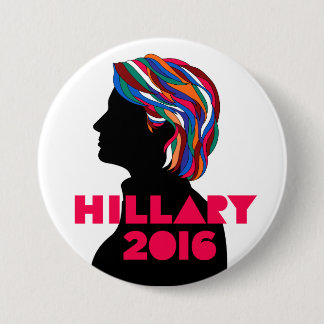 Pin's Hillary 2016 : Rétro bouton de conception