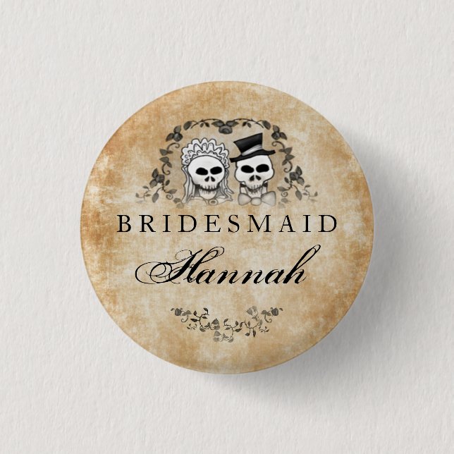 Pin's Les squelettes de Halloween brunissent la (Devant)