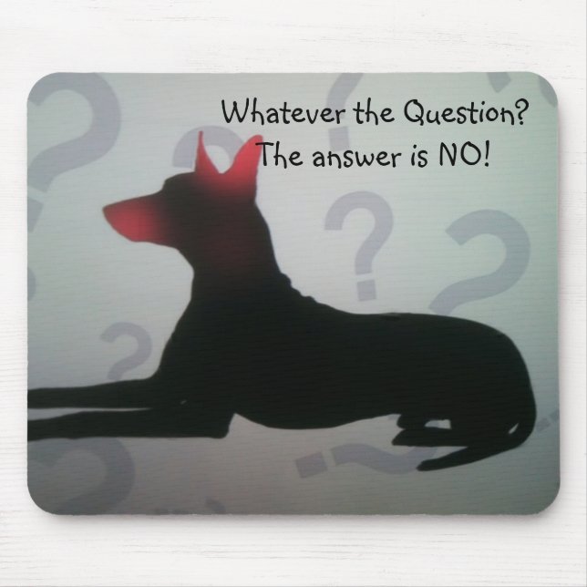 PINSCHER PROBLEM MOUSEPAD (Front)