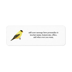 pinson d'or, oiseau jaune, autocollants,