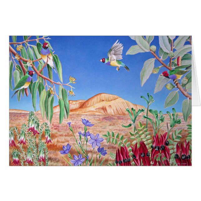 Pinsons de Gouldian, à l'intérieur, l'Australie (Devant horizontal)