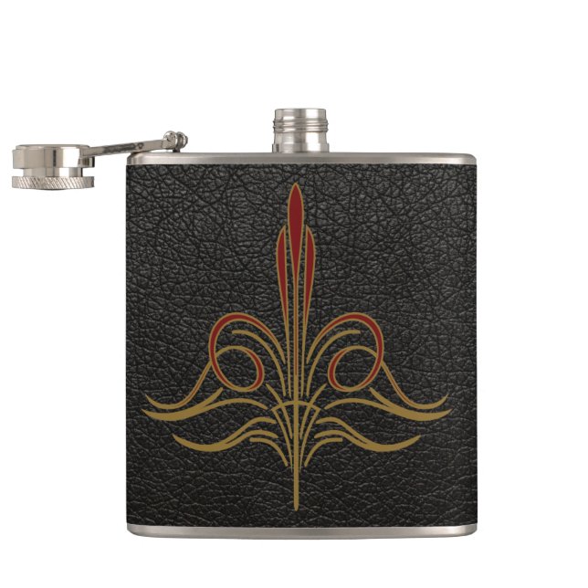 Pinstripe Hip Flask (Opened)