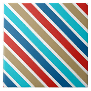 Pinstripe Nautical 1 Design Tile