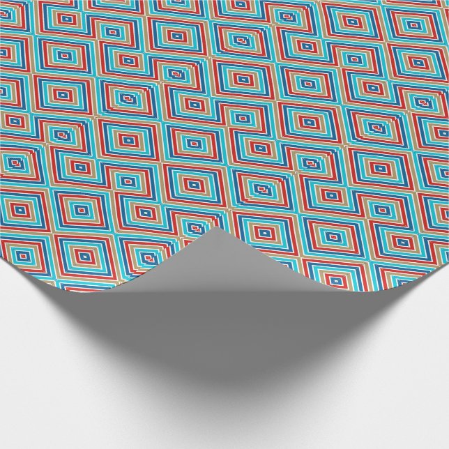 Pinstripe Nautical 1 Design Wrapping Paper (Corner)