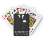 Pinstripe Suit Casino Poker Night Playing Cards
