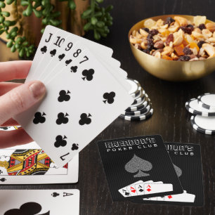 Pinstripe Suit Poker Club Casino Playing Cards