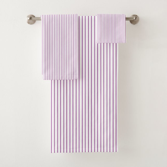 Pinstripe violet et blanc (En situation)