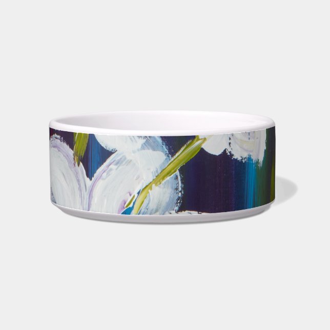 Pinstripes Pattern Pet Bowl (Right)