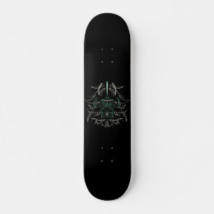 Pinstriping Hot Rod Skateboard