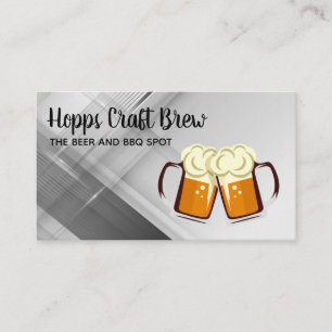 Pint of Beer   Cheers Business Card