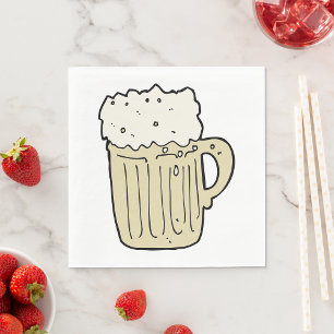 Pint of Beer Pub Drink Napkin
