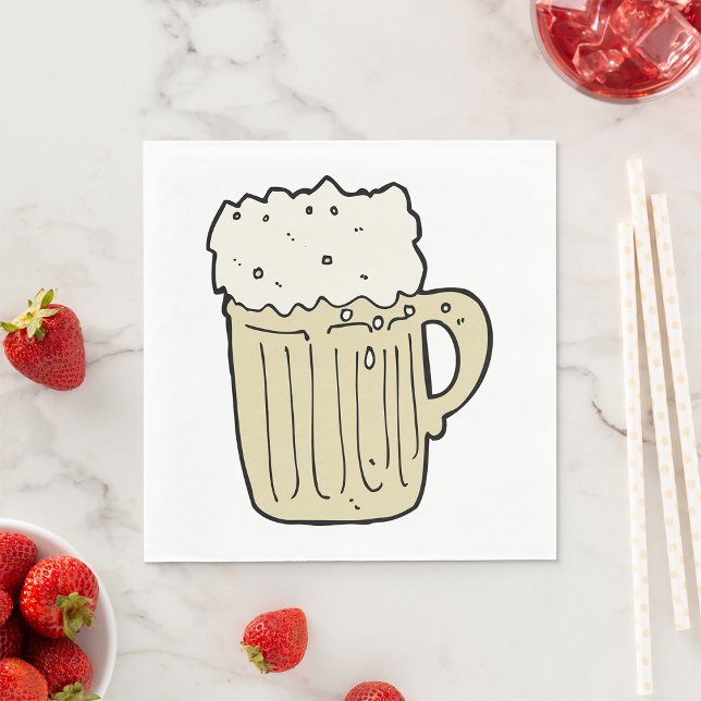 Pint of Beer Pub Drink Napkin (Creator Uploaded)