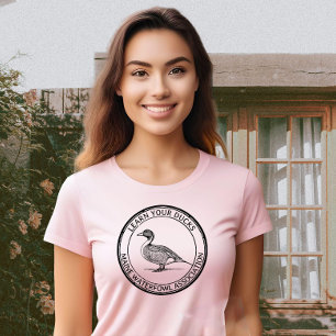Pintail Duck Waterfowl Nature Bird Organization T-Shirt